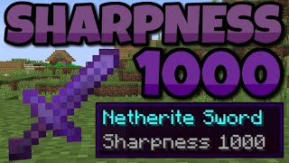 How to get a SHARPNESS 1000 SWORD in Minecraft 1.20