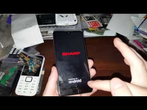 Sharp Aquos S2 C10 FS8010 hard reset сброс настроек графический ключ пароль зависает how to reset