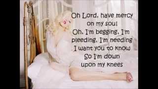 Christina Aguilera: Mercy On Me w/ lyrics