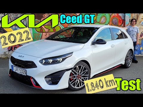 1.840 km Test - Kia Ceed GT DCT7 (204 PS) MJ 2022 - Facelift Test Bericht Infos Daten Verbrauch POV