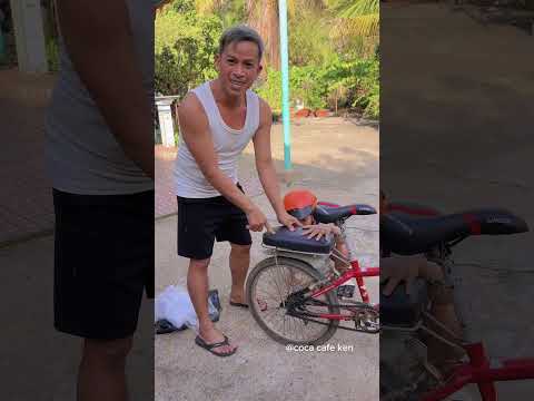 Xe mới êm quá Ba #kenfamily #funny