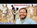 First Horse Riding Lesson Horse Riding For Beginners Village Life Horse Training Guide