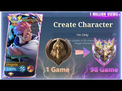 I played Yin only from warrior to mythic! ( Hardest challange ever ) MLBB