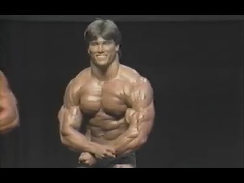 Jeff "Neck-Zilla" King - Mr. America 1983 Posing