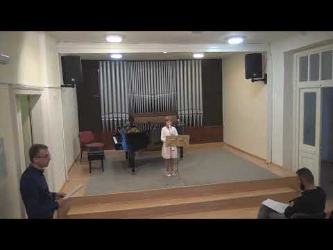 Ema Staňková C klarinet - Třídní předehrávky Pavlina Panayotova 2019