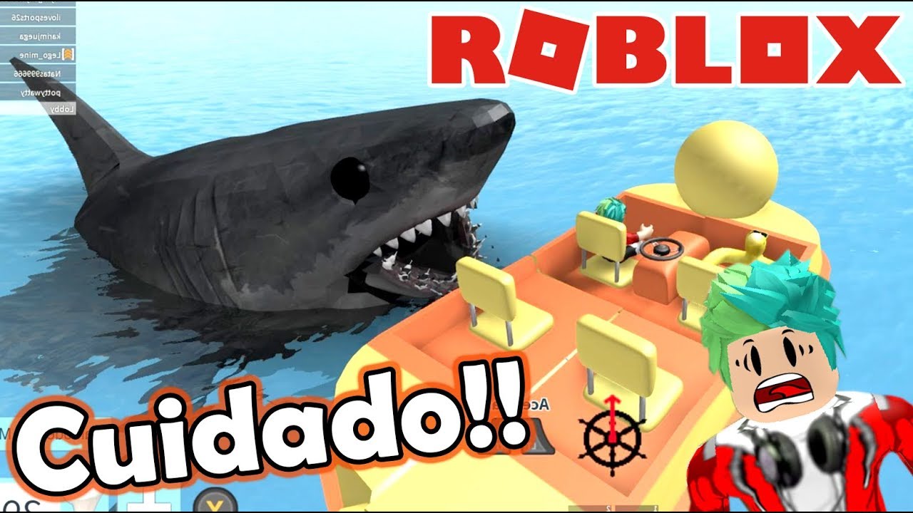 Me Come un Tiburon | SharkBite en Roblox | Juegos Roblox Karim Juega