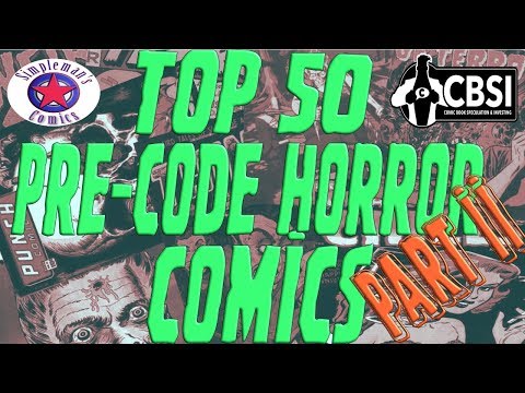 Top 50 Pre-Code Horror Comics: Part II (20 -1)