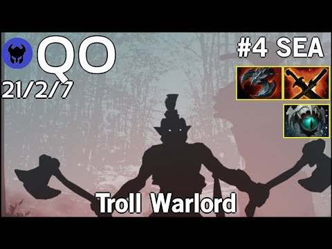 QO plays Troll Warlord!!! Dota 2 7.21