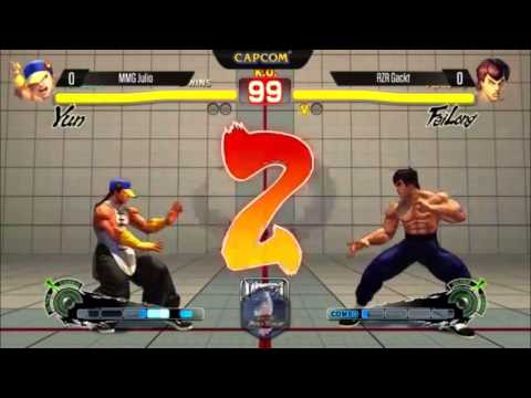 EVO 2014 - MMG Julio (Yun) vs RZR Gackt (Fei Long) - Ultra Street Fighter 4