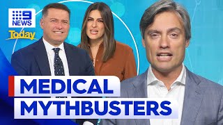 Dr Nick Coatsworth separates medical fact from fiction | 9 News Australia