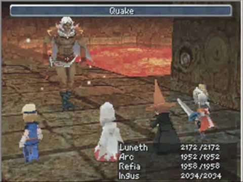 Let's Play Final Fantasy III (DS) part 56: the Earth Crystal