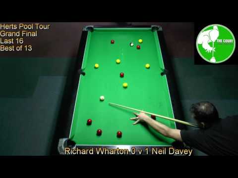 Rich Wharton vs Neil Davey - Herts Tour 2016 Grand Final, Last 16
