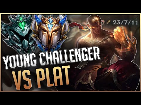 13 Year Old Challenger Jungler Visits Platinum With Full AD Assassin Lee Sin! - League Of Legends