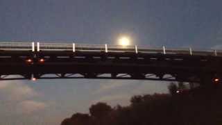 preview picture of video 'Boating Under A Full Moon On The Sacramento River In California 10-16-13'