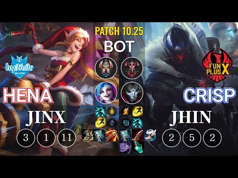 hyF Hena Jinx vs FPX Crisp Jhin Bot - KR Patch 10.25