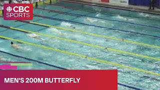 Men's 200m butterfly final | 2026 Speedo Canadian Open | #CBCSports