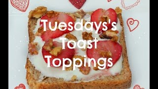 Tuesday's Toast Topping - Strawberry and Walnut