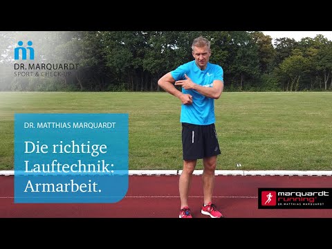 Dr. Matthias Marquardt: The correct running technique – arm position