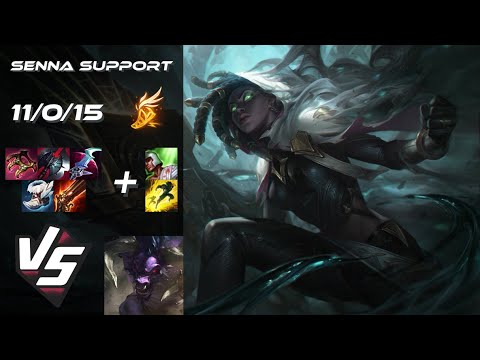 SUPPORT Senna vs Alistar - NA Grandmaster Patch 14.17
