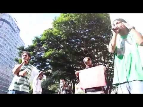 Duelo de MCs - Thaik vs Vinicin (Semifinal) - Ato Abraço Negro - 31/05/14