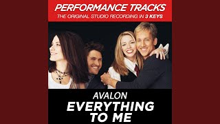 Everything To Me (Performance Track In Key Of Bb/Db/D/F/Ab Without Background Vocals)