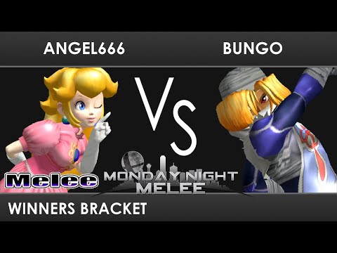 MNM 349 - Winners Bracket - Angel666 (Peach) VS Bungo (Sheik) - SSBM Melee