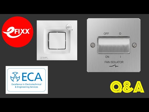 Does a bathroom extractor fan need an isolator? - Electricians Q&A