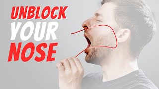 Stuffy Nose? Unblock Nasal Congestion (in 2 min)