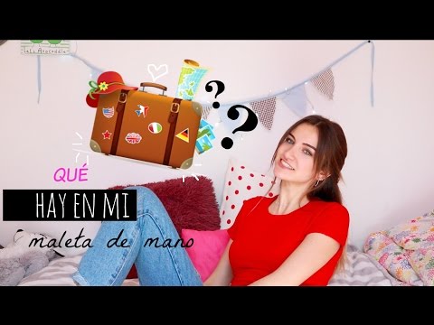 QUÉ HAY EN MI EQUIPAJE DE MANO? || Paulabrookie
