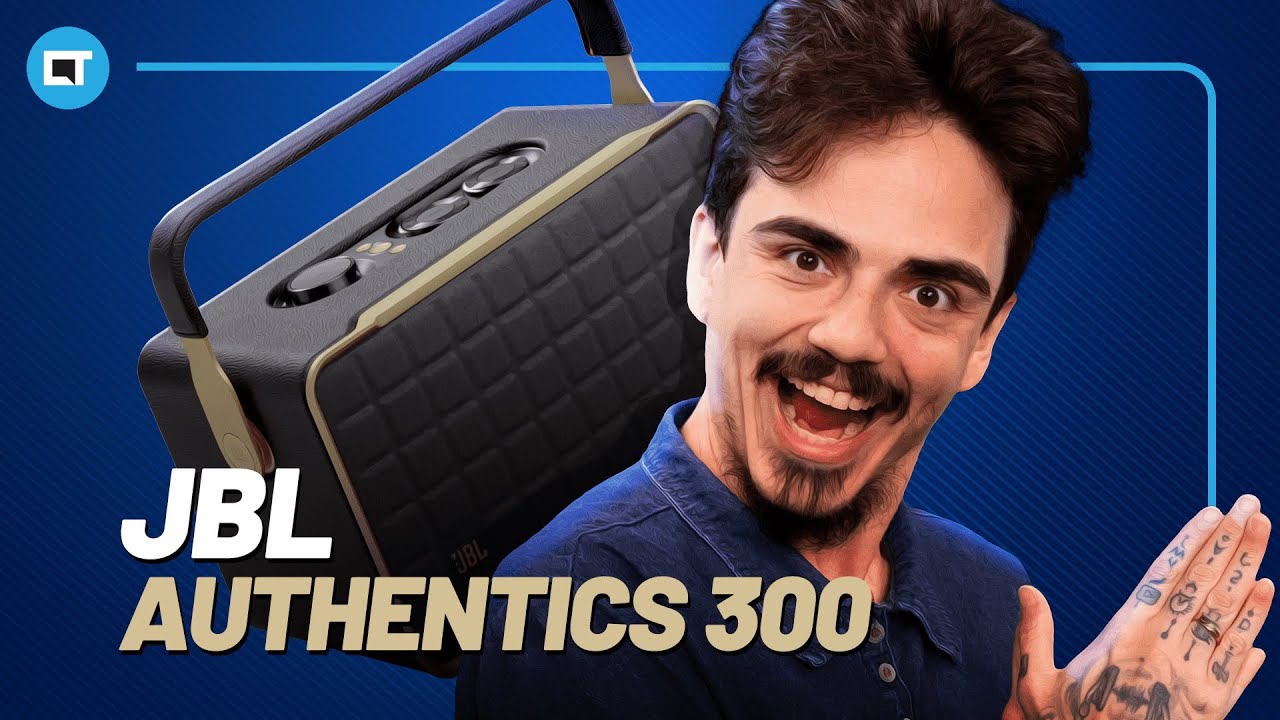 Miniatura da avaliação em vídeo de Caixa de Som JBL Authentics 500 Wi-Fi, Bluetooth e Dolby Atmos