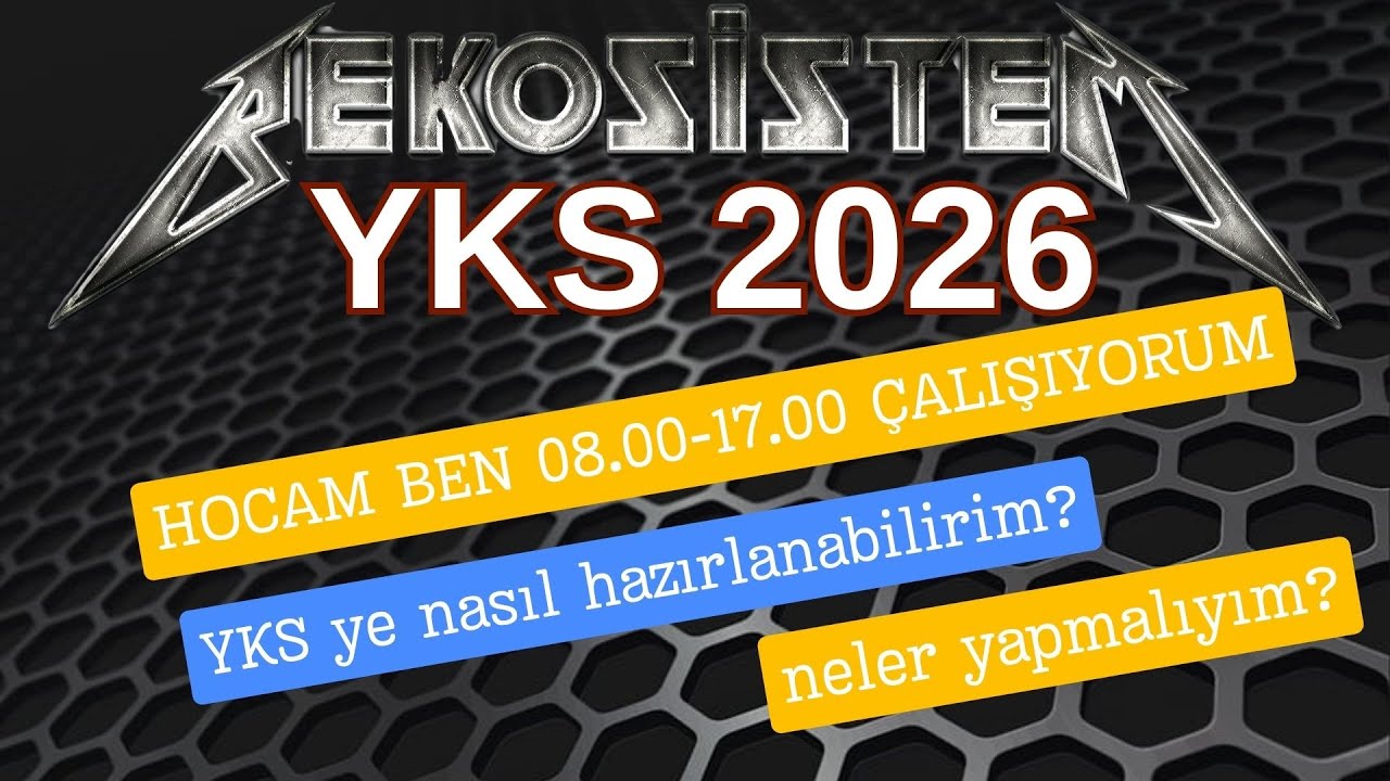 08.00-17.00 ÇALIŞANLAR YKS YE NASIL HAZIRLANABİLİR?