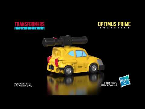 Transformers Studio Series Optimus Prime Awakening Deluxe Class Bumblebee 360 Video