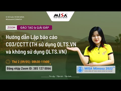 HƯỚNG DẪN ĐỐI CHIẾU BÁO CÁO C03/CCTT & B01/BCTC (Canção 09/05)