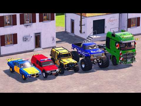 Extreme Monster Truck Mega Ramp Velocity Test with Maximum Impact Forces