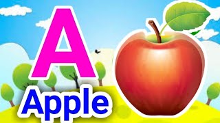 A for apple, B for Ball Alphabets phonics Sound || abcd song Rhymes 1234,अआइ  @rkkidsclass
