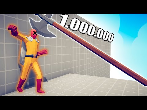 1.000.000 DAMAGE HALBERD 1 vs 1 TOURNAMENT - TABS | Totally Accurate Battle Simulator 2023