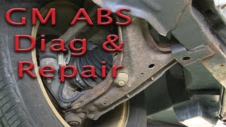 GM ABS Problem (C1232) - Diag and Repair - Is it really the wheel bearing?...prove it!