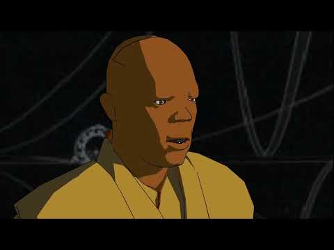 Mace Windu vs Luke Skywalker Animation