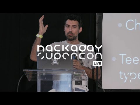 Hackaday Supercon - Samy Kamkar : Low Cost, Low Weight, Gestured-Controlled Light-Up Balloon Network