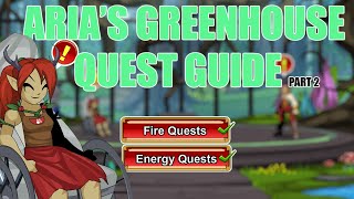 AQW Fire / Energy Quest Guide (Aria's Greenhouse Walkthrough) | /join ariagreenhouse