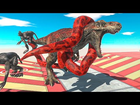 Who Can Escape From Werewolf & Snake Attacks - Animal Revolt Battle Simulator