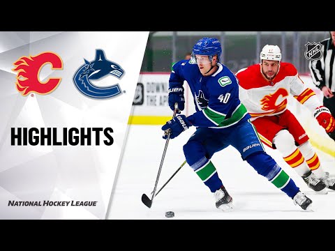 Flames @ Canucks 2/15/21 | NHL Highlights