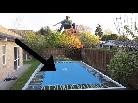 BACKYARD OLYMPIC TRAMP!!!