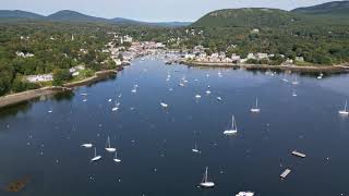 Scenic Aerial Views Of The Maine Coast - American Eagle Cruise Highlights