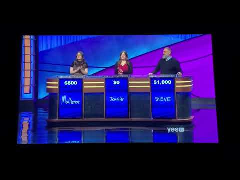 Jeopardy, Mackenzie Jones Day 6 - 1st Daily Double (2/24/20)