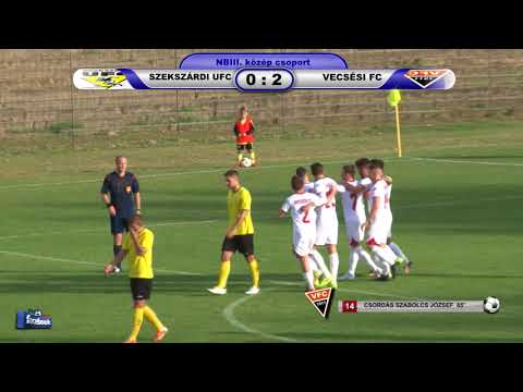 SZEKSZÁRDI UFC - VECSÉSI FC   3 - 3 (0 - 1)