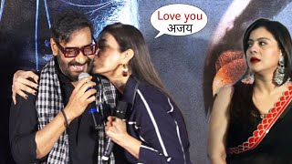 Tabu Openly Flirting with Ajay Devgan on Bholaa Teaser Launch Cute Moments of This Pair