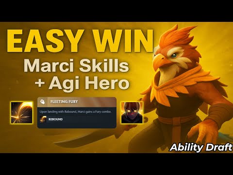 Marci Skills + Agility Hero = Easy Win | Ability Draft
