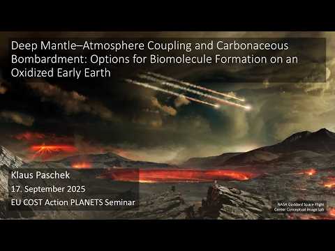 Options for Biomolecule Formation on an Oxidized Early Earth — Klaus Paschek | COST Action PLANETS