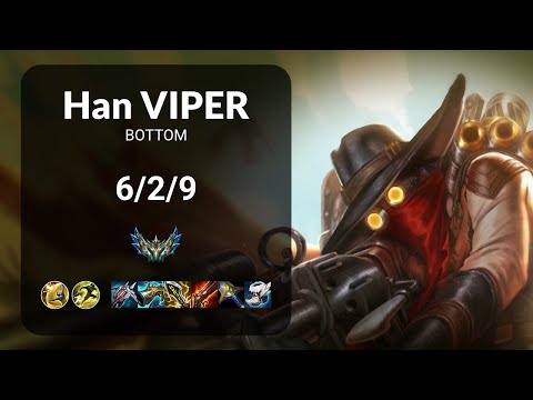 Han Viper Jhin vs Caitlyn BOTTOM - KR CHALLENGER Patch 15.4